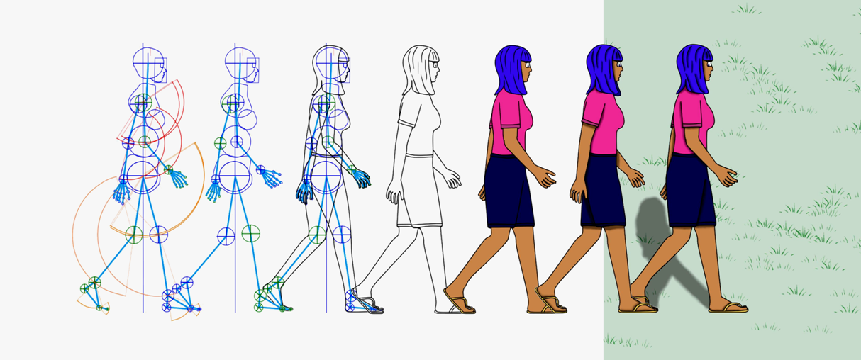 Traditional Animation Cartoon